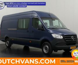 MERCEDES-BENZ SPRINTER 319CDI 3.0V6 L3H2 MAXI DUBBELE CABINE | AIRCO | CRUISE | 2800KG TREKHAAK | CAMERA