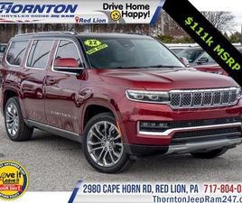 USED 2022 JEEP GRAND WAGONEER SERIES II 4X4