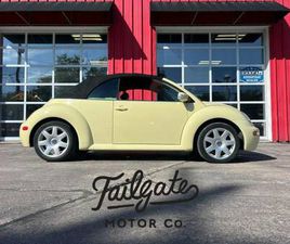 VOLKSWAGEN NEW BEETLE CABRIOLET 2003 VOLKSWAGEN NEW BEETLE GLX CONVERTIBLE 2D OVER 400 TRUCKS IN STOCK!