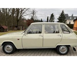 1970 RENAULT 6 BLANC MANUEL, 4 VITESSES CONDUITE À GAUCHE...