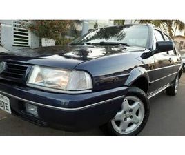 VOLKSWAGEN SANTANA SANTANA EVIDENCE 2 °DONO 15 ANOS 2.0 AP COMPLETO AZUL MONTREAL AR GELANDO DUT EM BRANCO