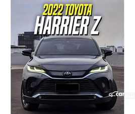 TOYOTA HARRIER 2022 TOYOTA HARRIER 2.0 SUV Z PREMIUM SOUND BLACK HITAM HARIER