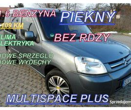 CITROËN BERLINGO MULTISPACE 1.6 16V PLUS BOCHNIA - SPRZEDAJEMY.PL