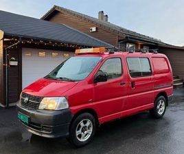 TOYOTA HIACE D-4D 5-D 117HK 4WD KORT