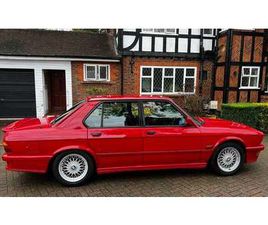 BMW SERIE 5 M5 1986 BMW M5 ROUGE MANUEL, 5 VITESSES CONDUITE À DROITE IN...