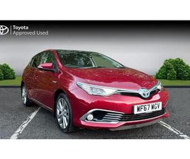TOYOTA AURIS TOYOTA AURIS EXCEL HATCHBACK'S 1.8 VVT-H EXCEL CVT EURO 6 (START/STOP) 5DR (SAFETY SENSE)