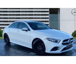 MERCEDES CLASSE A A 180 2019 MERCEDES-BENZ A-CLASS 1.5D A180D AMG LINE SALOON 4D 7G-DCT