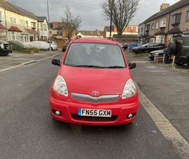 TOYOTA YARIS VERSO 2005 TOYOTA YARIS VERSO 1.3 VVTI T SPIRIT 5DR AUTO MPV PETROL AUTOMATIC