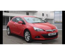 VAUXHALL ASTRA GTC 2014 VAUXHALL ASTRA GTC 1.4T 16V SRI 3DR HATCHBACK PETROL MANUAL