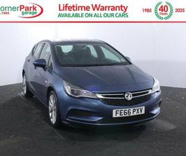 VAUXHALL ASTRA 2016 VAUXHALL ASTRA 1.0T 12V ECOFLEX ENERGY 5DR HATCHBACK PETROL MANUAL