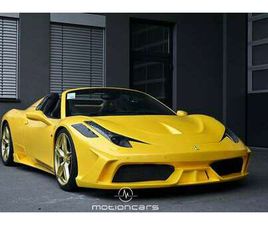 FERRARI 458 ITALIA SPIDER SPECIALE APERTA FERRARI 458 APERTA SPIDER
