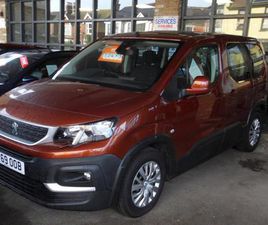 PEUGEOT RIFTER 2019 PEUGEOT RIFTER 1.2 PURETECH ACTIVE 5DR MPV PETROL MANUAL