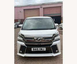 TOYOTA VELLFIRE 2.5 PETROL 8 SEATER