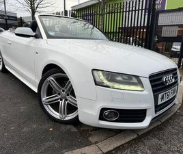 AUDI A5 CABRIOLET 2011 AUDI A5 2.0TD S LINE (170PS) CABRIOLET 2D