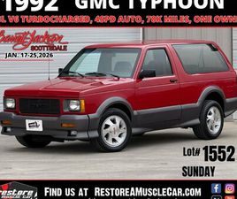 1992 GMC TYPHOON 4.3L TURBO RARE, FAST, LOADED 90'S GMC MUSCLE