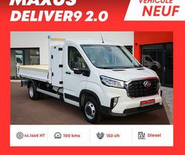 MAXUS DELIVER 9 MAXUS DELIVER9 2.0 150CH CAMION COFFRE BENNE NEUF ROUES JUMELÉES