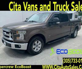 2017 FORD F-150 F150 F 150 XLT 4X2 4DR SUPERCREW 6.5 FT. SB CARGO VANS