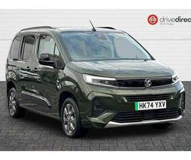 VAUXHALL COMBO VAUXHALL COMBO LIFE 52KWH ULTIMATE MPV 5DR ELECTRIC AUTO (7.4KW CHARGER) (136 PS)