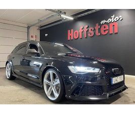 AUDI RS6 RS 6 AVANT 4.0 TFSI V8 QUATTRO SV-SÅLD LÄDER