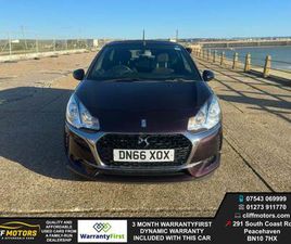 CITROEN DS3 CABRIO 2016 DS DS3 ELEGANCE - NEW YEARS MOT - £20 ROAD TAX - ULEZ COMPLIANT - CONVERTIBLE