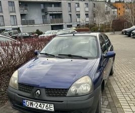 RENAULT SYMBOL RENOUT THALIA 2002 1.4 BENZYNA PIERWSZY WLAŚCICIEL SALON PL WROCLAW FABRYCZNA • OLX.PL