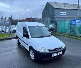 2011 VAUXHALL COMBO 2000 1.7CDTI 16V VAN EX AMBULANCE SERVICE CAR DERIVED VAN DIESEL MANUAL