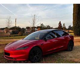 TESLA MODEL 3 RWD 2024 NERO + WRAP ROSSO