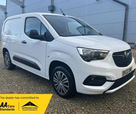 VAUXHALL COMBO 2022 VAUXHALL COMBO 1.5 TURBO D 2300 SPORTIVE WHITE L1 AIR CON SIMILAR BERLINGO