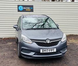 VAUXHALL ZAFIRA 2017 VAUXHALL ZAFIRA TOURER 1.4I 16V TURBO DESIGN