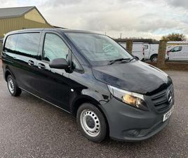 2021 MERCEDES-BENZ VITO 110CDI PROGRESSIVE VAN SWB IN BLACK 1 OWNER LIGHT USE SERVICE HISTORY PAN...