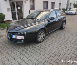 ALFA ROMEO 159 SPORTWAGON 1.9JTD CZERWONA SKÓRA BOSE WROCLAW - SPRZEDAJEMY.PL
