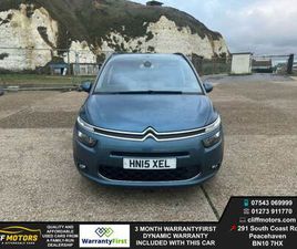 2015 CITROEN GRAND C4 PICASSO EXCLUSIVE+ - LONG MOT - £20 ROAD TAX - 3 MONTH WARRANTY