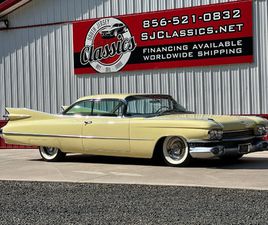 CADILLAC DEVILLE COUPE 1959 CADILLAC COUPE DEVILLE DELUXE, GOTHAM GOLD, AIR RIDE 390 V8 A/C STUNNER!