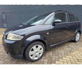 AUDI A2 AUDI A2 1.4 S LINE 5D 2002 ZWART / NWE APK / 203DKM — AUDI — MARKTPLAATS