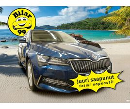 SKODA SUPERB COMBI COMBI 1.4 TSI PHEV L&K IV DSG AUTOM. / 1.OM SUOMI-AUTO / ACC / WEBASTO / PANORAMA / 360°-KAMERA / TUULETETUT MUISTINAHAT