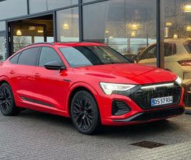 AUDI Q8 SPORTBACK E-TRON 55 2023 AUDI Q8 E-TRON 55 S LINE SPORTBACK QUATTRO AUT 5D 80.000 KM KR 529.700