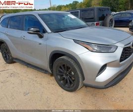 TOYOTA HIGHLANDER 2023 TOYOTA HIGHLANDER L FWD (NATL) 2.4 BENZYNA 265KM