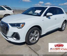 AUDI Q3 S LINE PREMIUM PLUS 45 TFSI QUATTRO 2.0 BENZYNA 228KM