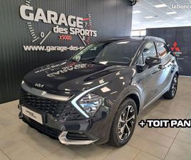 KIA SPORTAGE 1.6 T-GDI 230CH ISG HYBRIDE BVA6 4X2 DESIGN + TOIT OUVRANT PANORAMIQUE