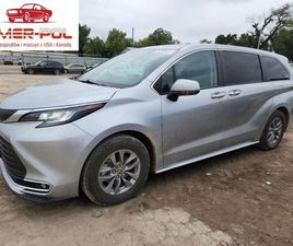 TOYOTA SIENNA TOYOTA SIENNA XLE 2022 2.5L 2.5 HYBRYDA 245KM