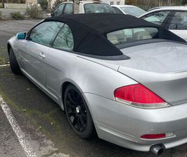 BMW SERIE 6 CABRIOLET 630 BMW 630 CIA 3 LITRES V6 RHD 2007
