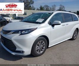 TOYOTA SIENNA TOYOTA SIENNA XLE, 7 OSOBOWY 2.5 HYBRYDA 189KM