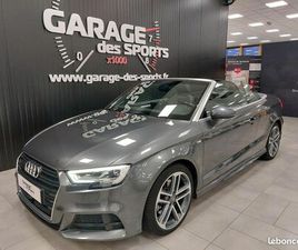 AUDI A3 CABRIOLET QUATTRO TFSI 190 S TRONIC 7 S LINE *SUREQUIPEE* (DÉTAIL EN ANNONCE)
