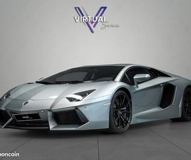 LAMBORGHINI AVENTADOR LP700-4 V12 6.5L 700CH | CARBONE INTÉRIEUR • LIFT • CAPOT VITRÉ • AZZURRO THETYS