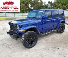 JEEP WRANGLER UNLIMITED JEEP WRANGLER JEEP WRANGLER UNLIMITED SAHARA HIGH ALTITUDE 4X4 2.0 BENZYNA