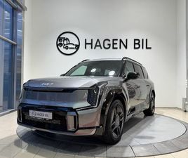 KIA EV9 7-SETER / GT-LINE / GRÅ MET / 8XALU / NAVI / R.KAMERA /