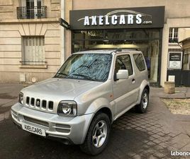 SUZUKI JIMNY SUZUKI JIMNY 1.3I JLX 85 CHEVAUX 4 PLACES 3 PORTES 4 ROUES MOTRICES 4X4 DIRECTION ASSISTÉE CRIT'AIR1 EURO5 ATTELAGE JANTES ALU VITRES ÉLECTRIQUES VERROUILLAGE C