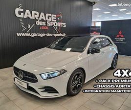 MERCEDES CLASSE A 250 7G-DCT 4MATIC AMG LINE + PACK PREMIUM PLUS + INTÉGRATION POUR SMARTPHONE + TRAIN DE ROULEMENT AVEC AMORTISSEMENT ADAPTATIF + PACK SPORT BL