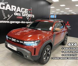 DACIA DUSTER TCE 130 4X4 EXTREME + PACK COLD + PACK TECHNO + PACK CITY + PARE-BRISE DÉGIVRANT