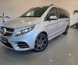 MERCEDES CLASSE V V 220 MERCEDES V 220 / 250 D LONG PACK AMG LINE - 7 PLACES - SIÈGES AVANT PIVOTANTS - BANQUETTE AR TRANSFORMABLE EN LIT -